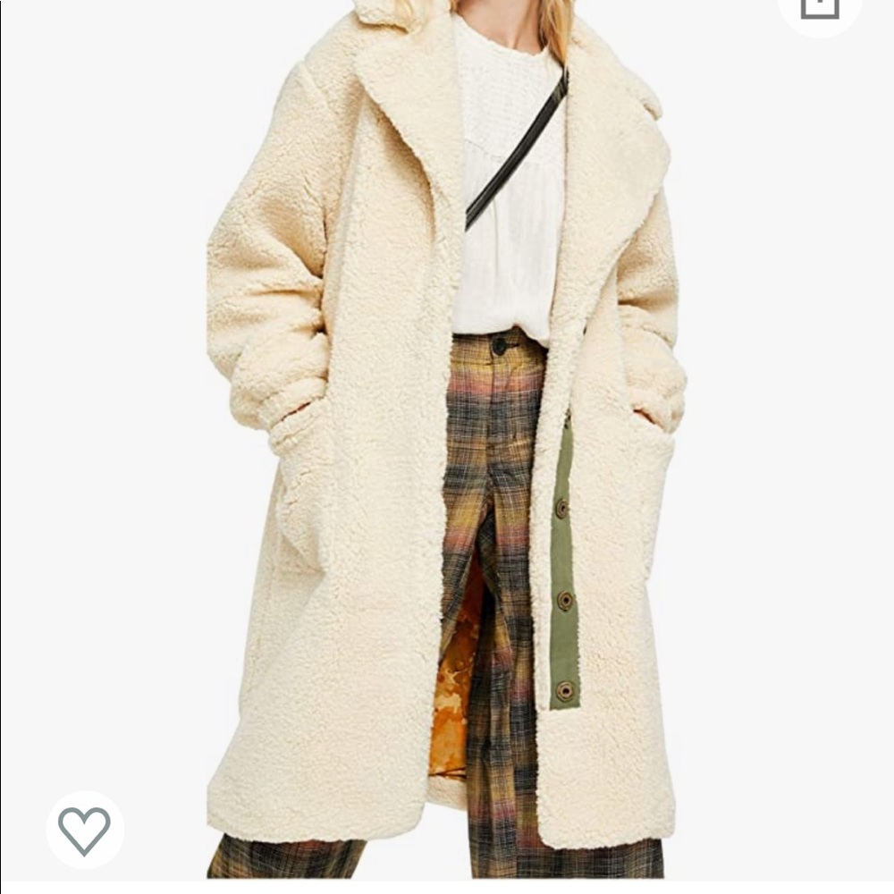 Free People Tessa Teddy Coat | Oatmeal